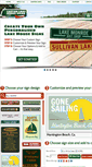 Mobile Screenshot of customlakehousesigns.com